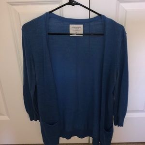 AE blue cardigan